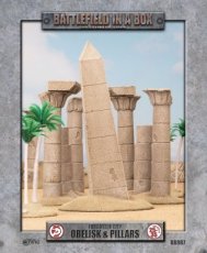 GF9 BB907 Scenery 25-35mm Forgotten City: Obelisk & Pillars