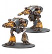 Warhound Scout Titans with  Turbo Laser Destructors and Vulcan Mega-Bolters