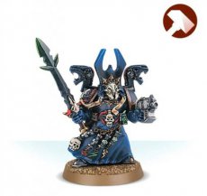 Chaos Space Marines Sorcerer with Force Sword