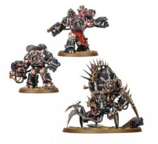 Chaos Space Marines Venomcrawler and Obliterators