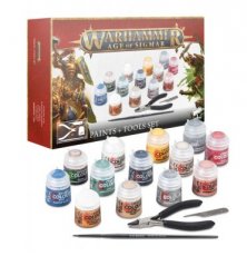 80-17-4th Warhammer Age of Sigmar: Paints + Tools Set