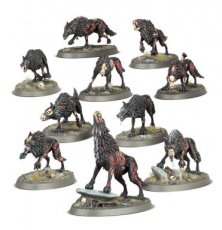 Soulblight Gravelords Dire Wolves