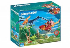 PLAYMOBIL 9430 Dinos Helikopter met Pteranodon