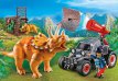 PLAYMOBIL 9434 Dinos Quad met Triceratops